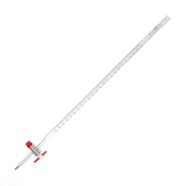 Burette, Class-B, with PTFE Key Stopcock