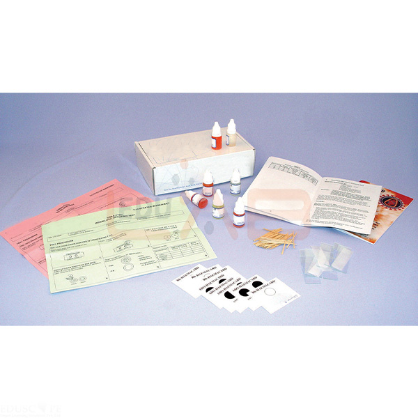Blood Typing Kit Simulated